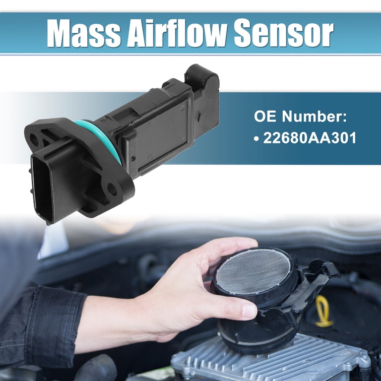 Unique Bargains Car Mass Air Flow Sensor Meter No.22680AA301 for