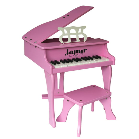 Schoenhut Jaymar Pink Piano - Kids Will Play Grand Piano for Quite a Long Time - Baby Musical Instruments Promotes Hand and Eye Coordination - Learning System