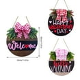 thumbnail image 3 of Valentine's Day Decorative Door Sign with Ribbon and Floral Accents Perfect for Home, Office or Party Decor, 3 of 5