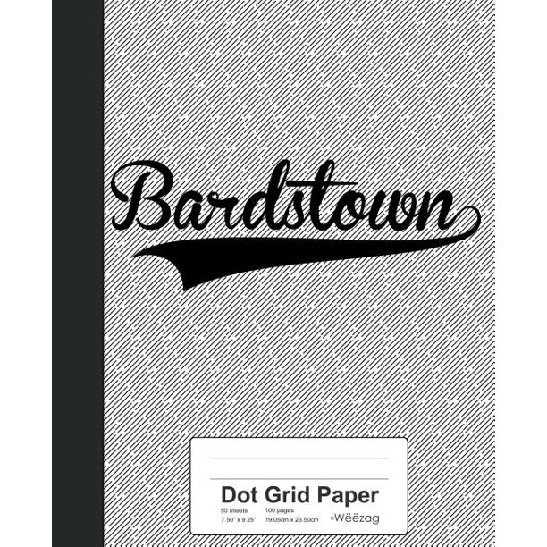 Dot Grid Paper BARDSTOWN Notebook