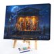 thumbnail image 1 of Cuadros Decorativos Pintura de lienzo de calabaza de Halloween por números dibujo pintado a mano al óleo decoración del hogar Likrtyny embutido en tela, 1 of 9