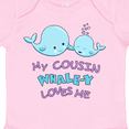 thumbnail image 4 of Inktastic My Cousin Whale-y Loves Me Boys or Girls Baby Bodysuit, 4 of 5