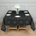 thumbnail image 3 of Black Purple Sun Moon Star Pattern Square Tablecloth,Waterproof Square Table Cover,Wipeable Spillproof Washable Table Cover for Home Kitchen Party Decor 52"x52"(132x132cm), 3 of 6