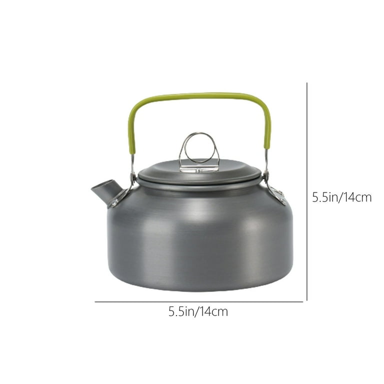 Tgbvmt Aluminum Alloy Camping Kettle Large Capacity Portable Lightweight  High Temperature Resistant Leak-Proof Multifunctional (Boil Water Coffee)  for ...