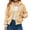 Beige, variant on Vedolay Jackets for Women Womens Oversized Fringe Jean Jacket Long Sleeve Denim Jackets,Beige S