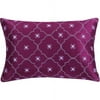 Better Homes&gardens Bhg Quatrafoil Purple Oblg Dec Pillow