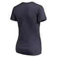 thumbnail image 3 of Women's Navy Edmonton Oilers Iconic Collection V-Neck T-Shirt, 3 of 3