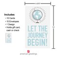 thumbnail image 2 of American Greetings Graduation Money/Gift Card Holder Card Pack for Any Graduate, Let the Journey Begin (Pack of 10), 2 of 5