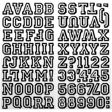 - Thickers Flocked Chipboard Stickers 6