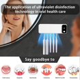 thumbnail image 2 of Sanitizeri Toothbrush Cleaner with 5 Slots, Rechargeable Wall Mounted Toothbrush Holders for Bathroom Family, No Drilling Smart Timer Function Auto Cleaning, Birthday Gift Pick, 2 of 7