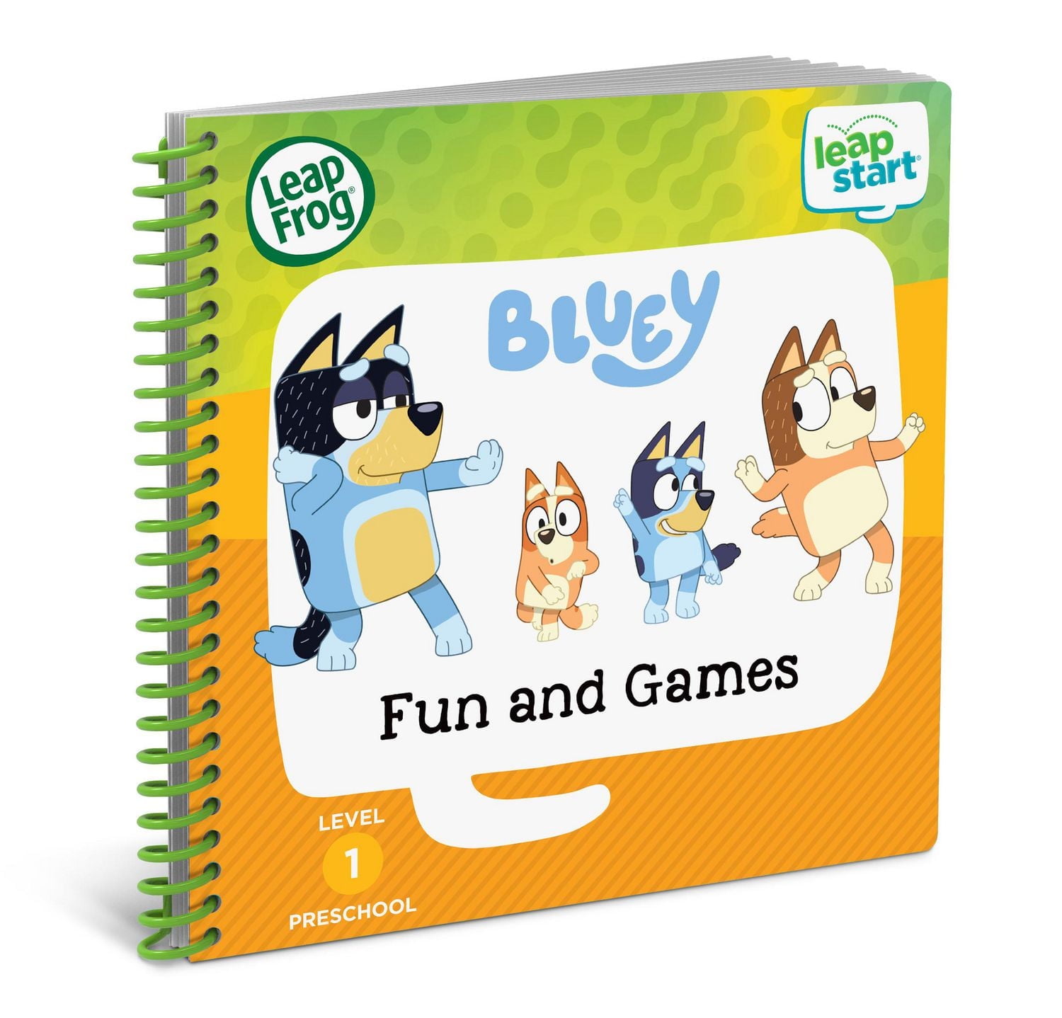 LeapFrog LeapStart® Preschool (Level 1) Bluey Fun and Games Activity Book - English Version, 2-5 Years