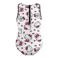 thumbnail image 6 of Hello Kitty Girls One Piece Swimsuits Hawaiian Summer Swimwear Beach Bathing Suit Outfits, 6 of 7