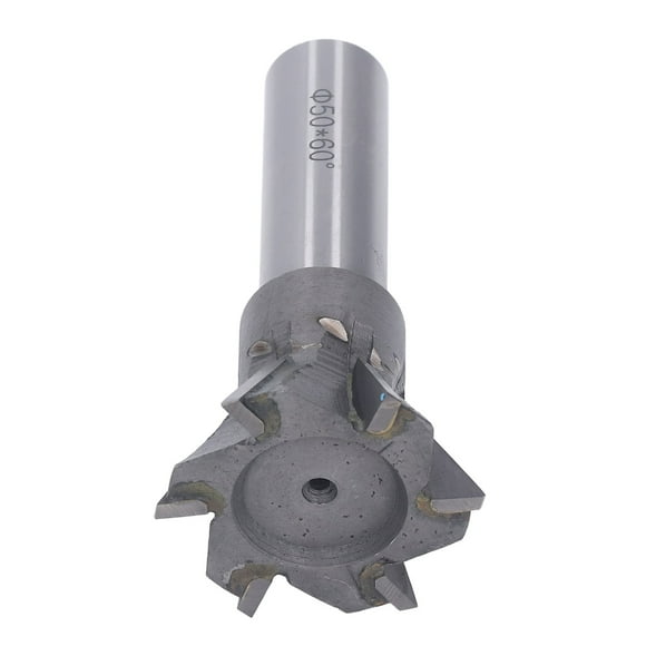 Dovetail Cutter, 6 Blades Milling Cutter Durable High Grinding Accuracy 2in Cemented Carbide For Non Ferrous Material