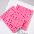 thumbnail image 4 of Advancent Moldes para mousse Suministros para fiestas Accesorios de cocina Número de molde en relieve Fundición de dulces Die Celebration Postre Capital Cocina y Comedor Capital/Rosa Advancent HA062186-01B, 4 of 6
