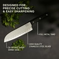 thumbnail image 6 of Chicago Cutlery Essentials 15-Piece Kitchen Knife Set with Wood Storage Block and Kitchen Shears, 6 of 13