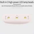 thumbnail image 6 of Lingouzi Uv Led Nail Lamp 6w Intelligent Nail Light For Gel Polish Acrylic Faster Nail Dryer For Fingernail Toenail With Auto Sensor Professional Portable Nail Curing Lamp, 6 of 7