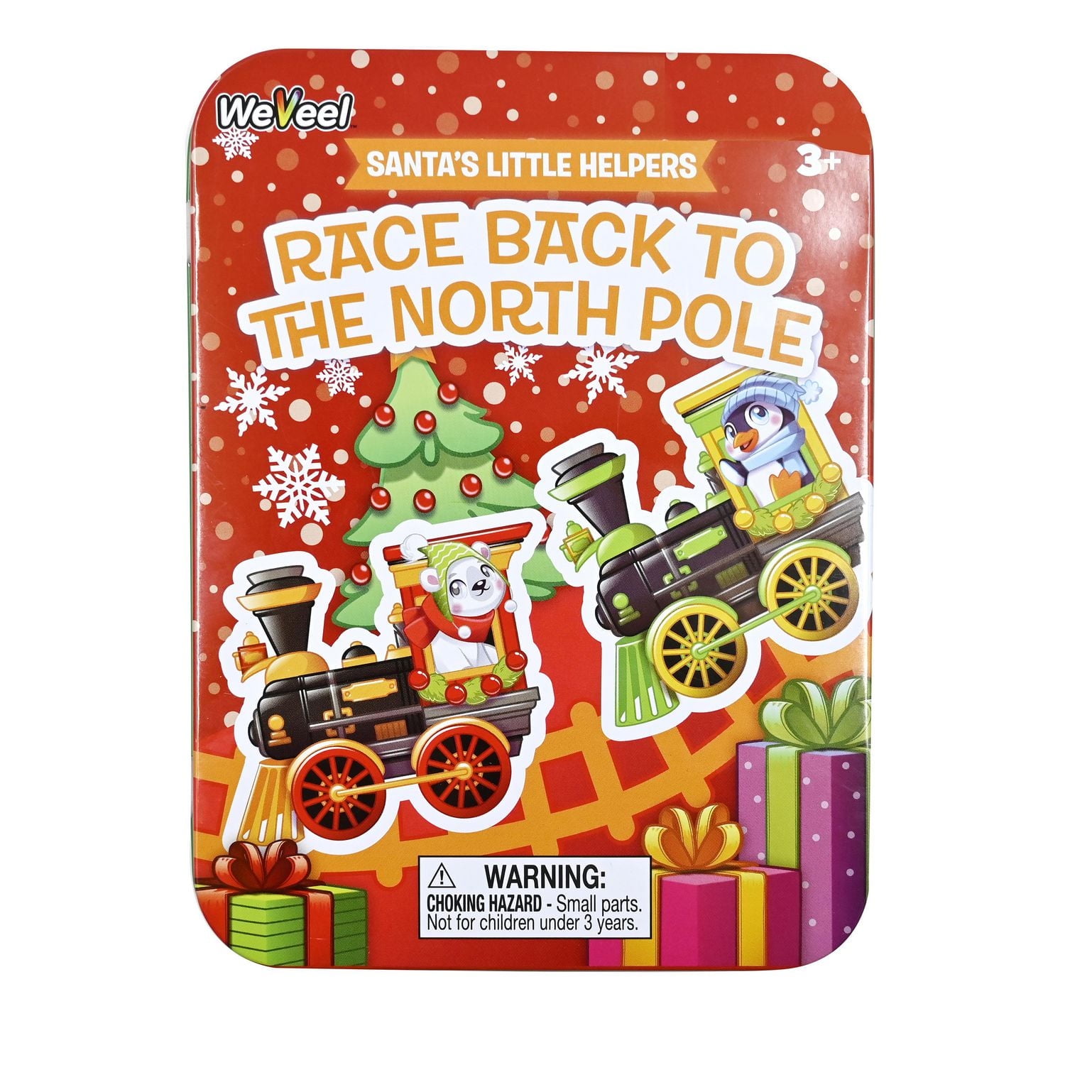 Christmas Travel Games – Magnetic pocket game - North Pole Race Game