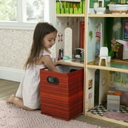 Delta Children Deluxe Maui Dollhouse with 50 Accessories - Large Wooden 4-Story Dollhouse with 12 Rooms - Working Elevator, Slide, Lights/Sounds - Fits 12-inch Dolls - Pretend Play Gift for Ages 3+