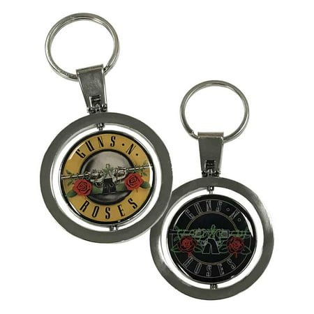 Guns N Roses Neon Bullet Spinner KeyChain Key Chain Rock n Roll Bands (Best New Rock N Roll Bands)