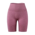 thumbnail image 3 of Gibobby Pantalones de yoga Pantalones Entrenamiento Leggings altos Pantalones Control Cintura de mujer Barriga sólida Yoga atlético Pantalones de yoga(Rosa， S), 3 of 5
