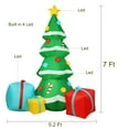 Coolmade 7 ft Inflatable Christmas Tree with Star and Gift Boxes