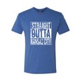 thumbnail image 2 of Straight Outta Kansas City KC Fan | Fantasy Baseball Fans | Mens Sports Premium Tri Blend T-Shirt, Vintage Royal, X-Large, 2 of 4