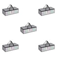 thumbnail image 3 of Wweixi Sheet Storage Organizer For Easy Access And Organization Large Canvas Carry All Bags And Folds Gray 51*20*21cm 5Set, 3 of 6