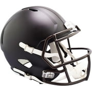 Riddell Cleveland Browns Black Matte Alternate Speed Full-Size Replica Football Helmet