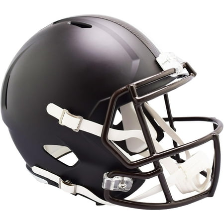 Riddell Cleveland Browns Black Matte Alternate Speed Full-Size Replica Football Helmet