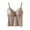Khaki, variant on SHTXOZHI Womens Camisoles Tops with Built in Padded Bra Sleeveless V Neck Tank Tops Summer Sleepwear