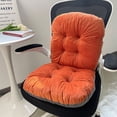thumbnail image 1 of Xiao Hua Cojín para respaldo de silla de oficina, artefacto sedentario, cojín para cadera de silla de oficina, respaldo de silla con soporte lumbar, naranja-rojo, 1 of 4