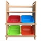 thumbnail image 3 of Juguetero Librero Organizador Infantil de MDF Natural Con 4 Charolas DECOMOBIL JUGUETERO, 3 of 5