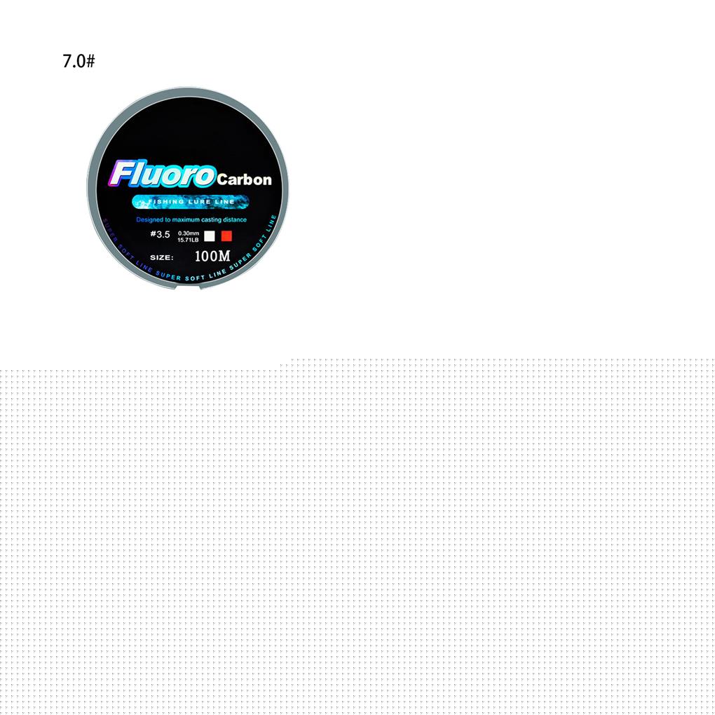 thumbnail image 4 of Toystoory Línea de señuelo de pesca de fluorocarbono de 100m, agua salada, agua dulce, río, estanque, hilo de pesca, accesorio de pesca para acampar al Type8 NO8 Toystoory CBP141434, 4 of 6