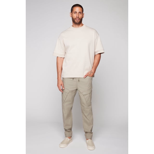 DNM.WORKS COHEN - RIB - CARGO JOGGER PANTS - LIGHT OLIVE
