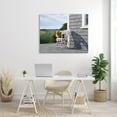 thumbnail image 2 of Stupell Industries Seaside Porch Landscape Rural Grassland Hills Painting Gallery Wrapped Canvas Print Wall Art, Design by Tom Mielko, 2 of 7