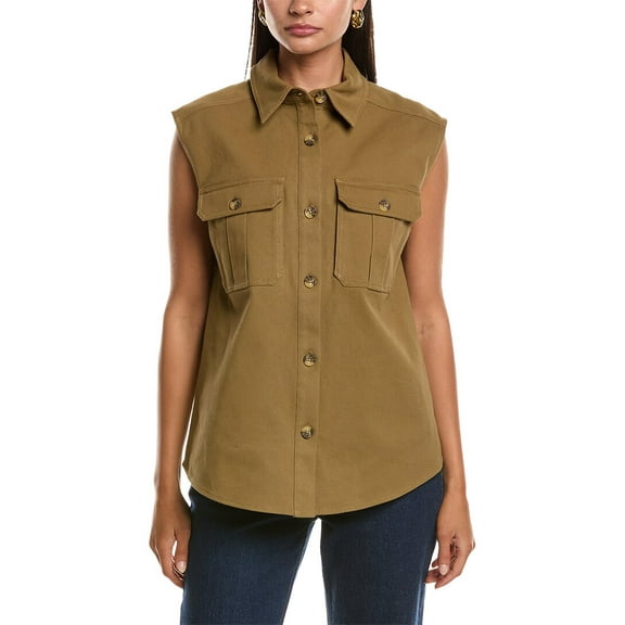 Nicholas womens  Adelpha Utility Vest, 8, Red