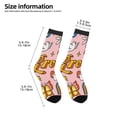 thumbnail image 2 of Honeii Retro 70s Hippie Print Children's Colorful Socks,Unisex Kids and Toddlers' Cushioned Sock,Kids Athletic Crew Socks,for Everyday Wear and Sports, 2 of 5