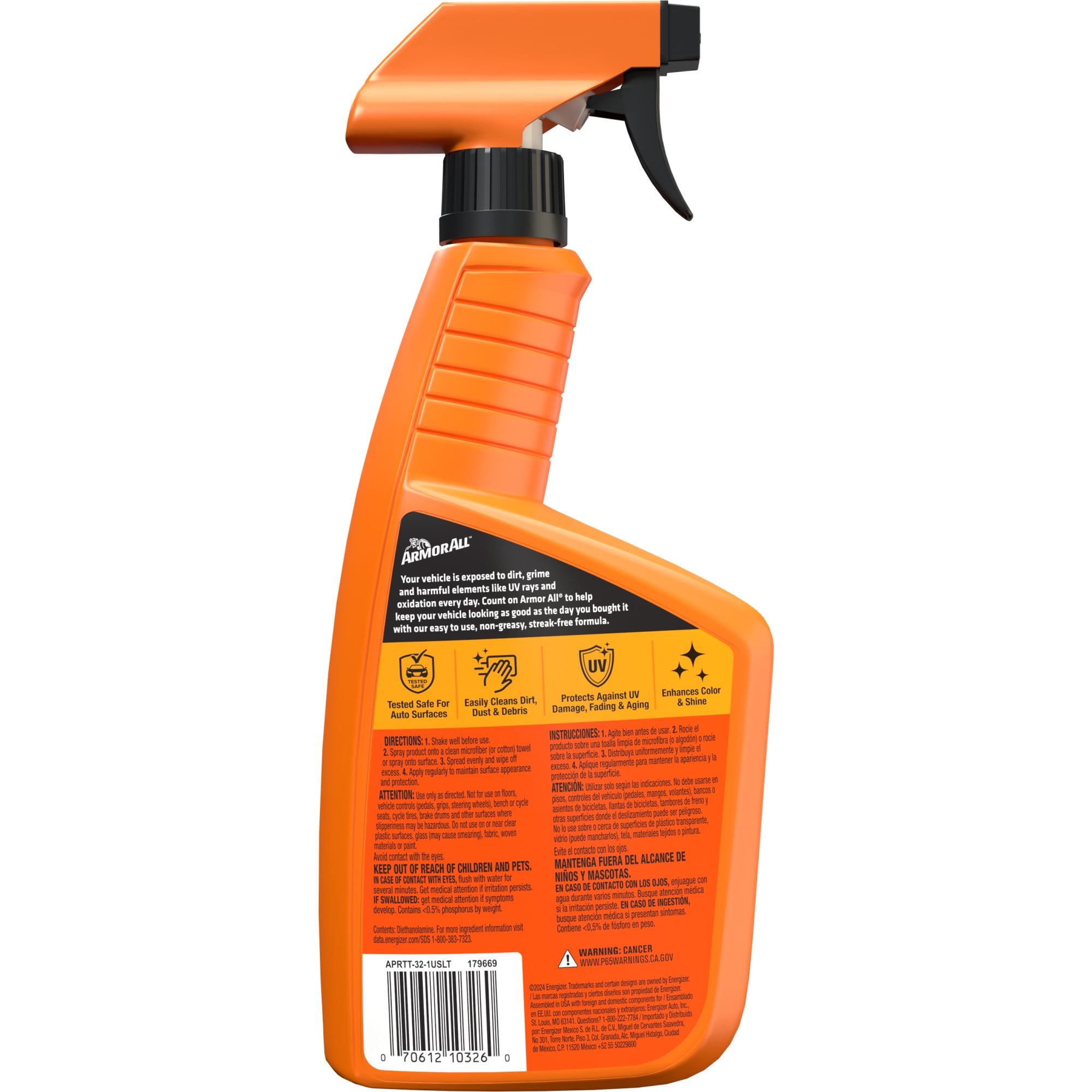 Armor All Protectant Car Cleaning Spray, 16 fl oz