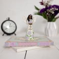 thumbnail image 2 of Pavilion - You are an Angel - 5" Ebony African American Angel Figurine Floral Spring Home Decor Religious Survivor Hospital Stay Present, 2 of 8