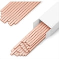 thumbnail image 1 of 40 Varillas de Soldadura Fuerte con 15% de Plata - Varillas Planas de Cobre Fosférico para HVAC, Aire Acondicionado, Aleación de Soldadura Fuerte de 25 cm, 1 of 5