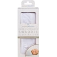 thumbnail image 2 of Miracle Blanket Swaddle Wrap - Boy, Girl, or Neutral Receiving Baby Blanket - Soft, Wearable Sleep Sack Essential for Newborns and Infants (Solid White), 2 of 3