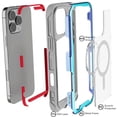 thumbnail image 3 of Funda Case GHOSTEK Atomic Mag para iPhone 16 PRO MAX Aluminio Prismatic Transp, 3 of 9