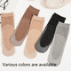 thumbnail image 5 of Calcetines tobilleros de nailon transparente medias suaves para fortalecer los dedos de los pies, 5 of 5