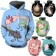 thumbnail image 5 of Nueva gran oferta, linda sudadera con capucha con estampado 3D de axolotl para hombres y mujeres, tendencia de ocio al aire libre, suéter de cuello redondo, sudadera con capucha gráfica, 5 of 5