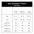 thumbnail image 4 of CafePress - Clausometer Kids Baseball Jersey - Kids Cotton Baseball Jersey, 3/4 Sleeve Shirt, 4 of 4