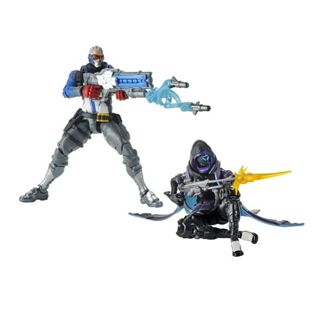 Overwatch Ultimates Series Soldier: 76 and Shrike Ana Skin Dual Pack Figures