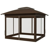 Resenkos Outdoor Gazebo Tent Replacement Top, Outdoor Sun Shade Shelter Replacement Top, Pop Up Canopy Tent