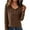 Coffee, variant on V Neck Long Sleeve Shirts for Women, Women's FallV Neck Long Sleeve Knit Sweater Loose Fit Plus Size Pullover Top for Casual Daily Wear Womens Long Sleeve T Shirts Blackish Green 2XL