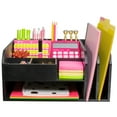 thumbnail image 7 of MissionMax Black Bamboo Organizer with attached Upright File Holders, Paper Tray & Storage Bins, 7 of 7