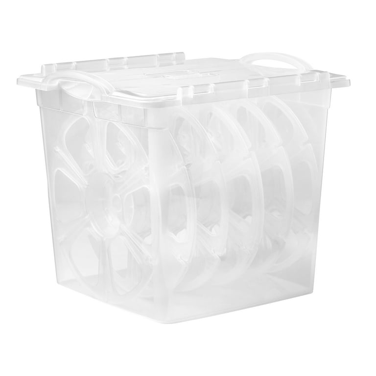 The Home Edit Light Organizer with Hinged Lid, Clear, 2 Pack